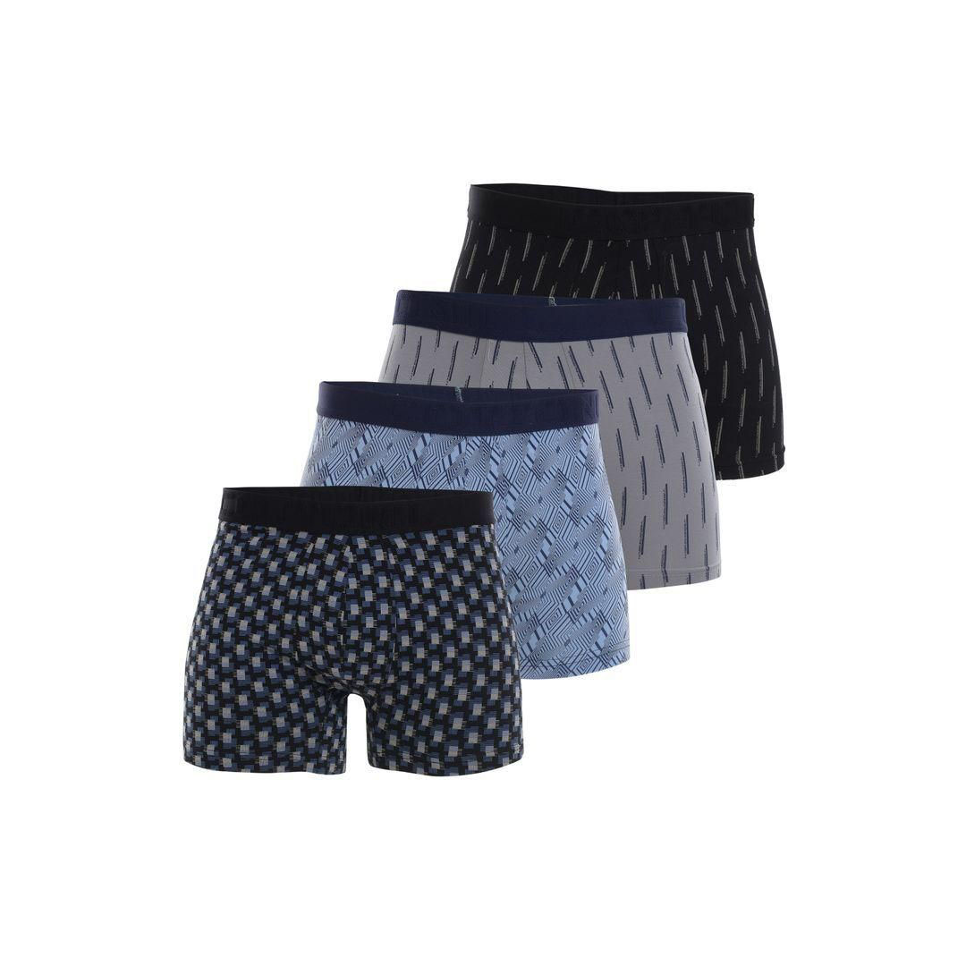 قطونيل  بوكسر منقوش - (4) قطع