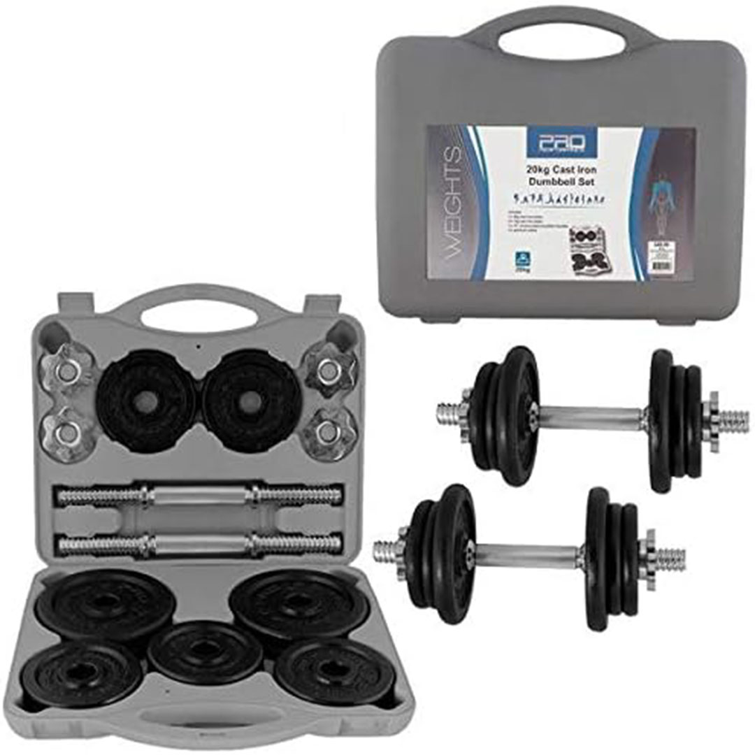 طقم دمبل بوزن 20 كجم