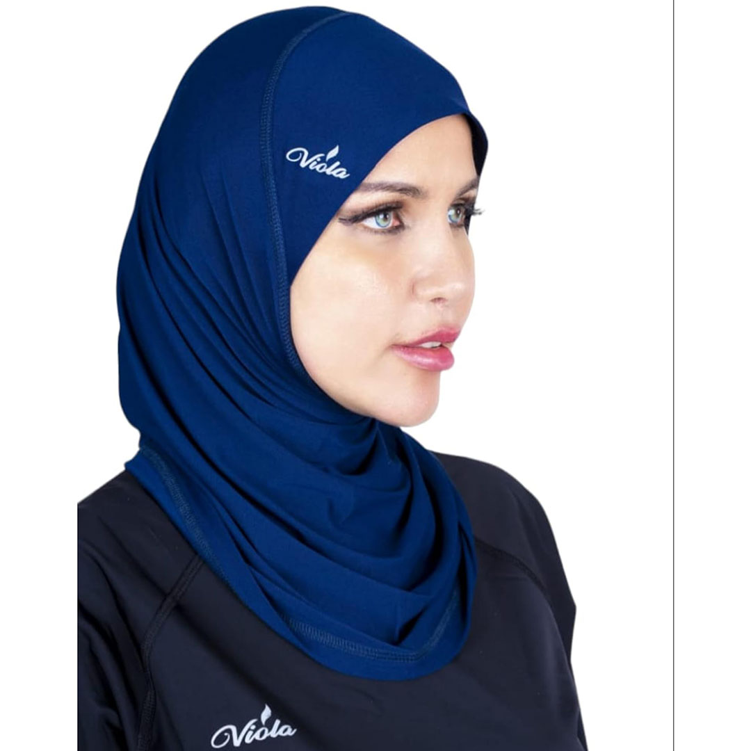 حجاب رياضي - أزرق