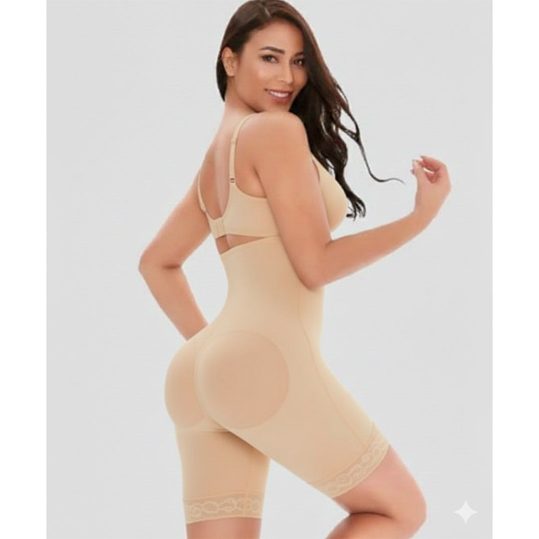 كورسية حريمي شورت - بيج