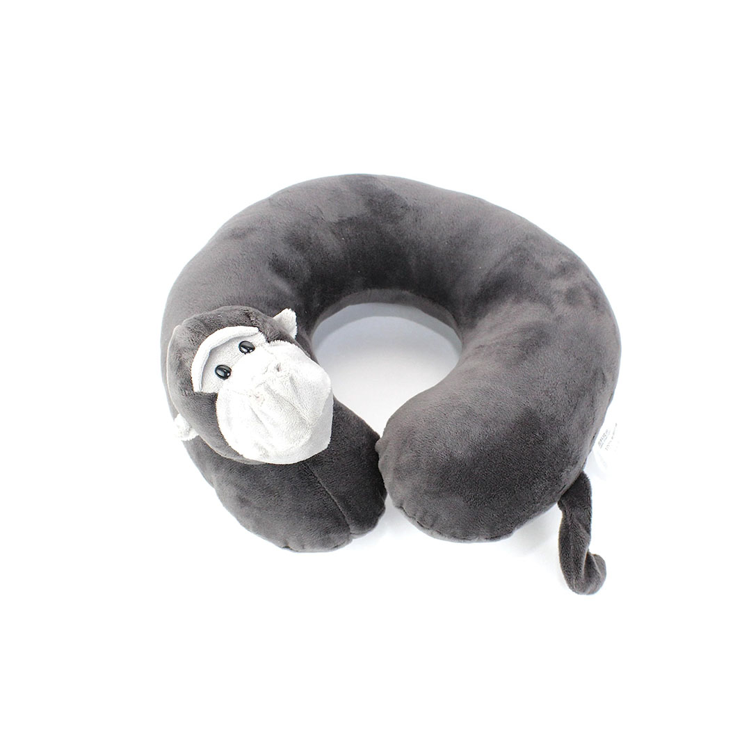 وسادة دعم الرقبة قرد - رمادي/أبيض - TL22