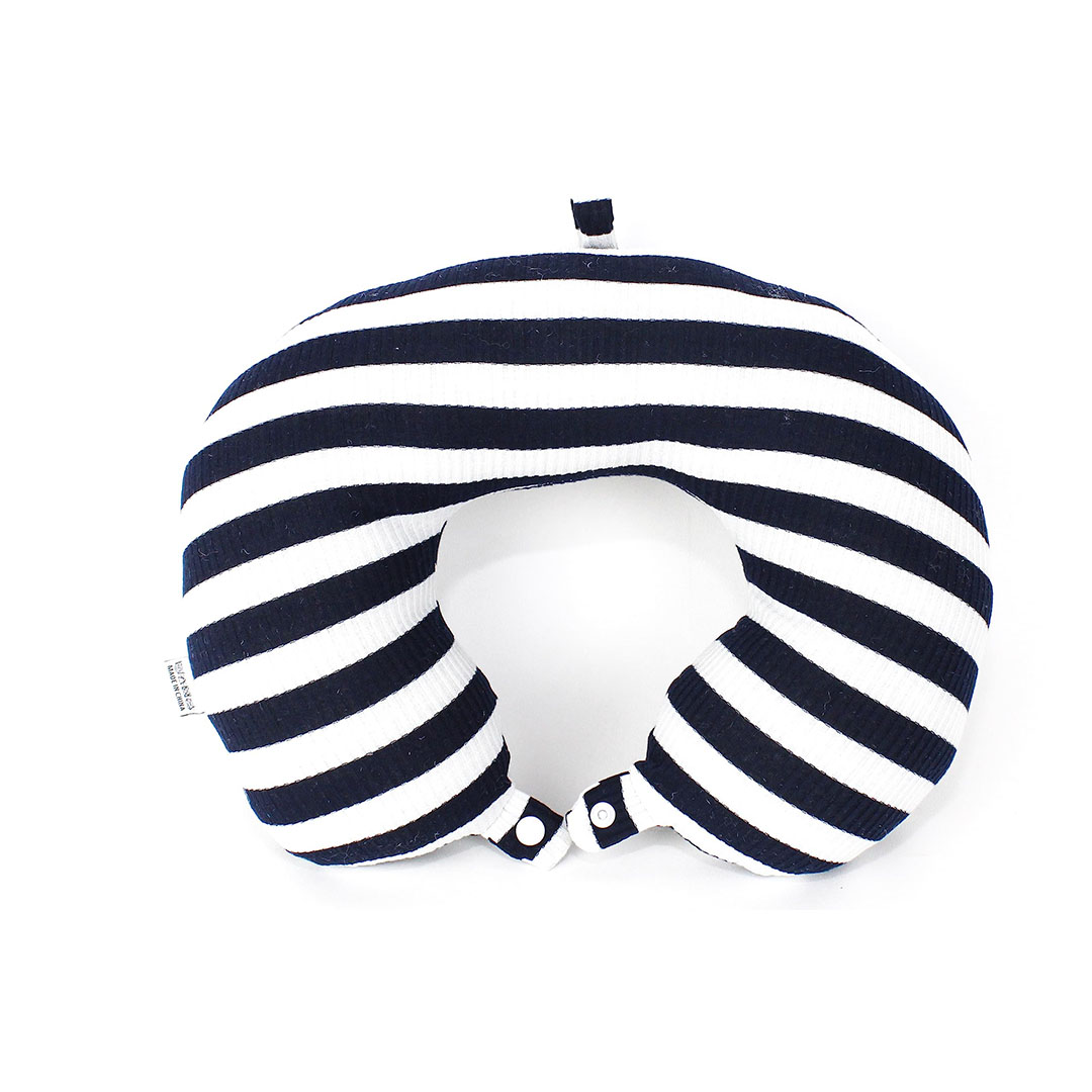 وسادة دعم الرقبة مخطط - ابيض/اسود - TL14