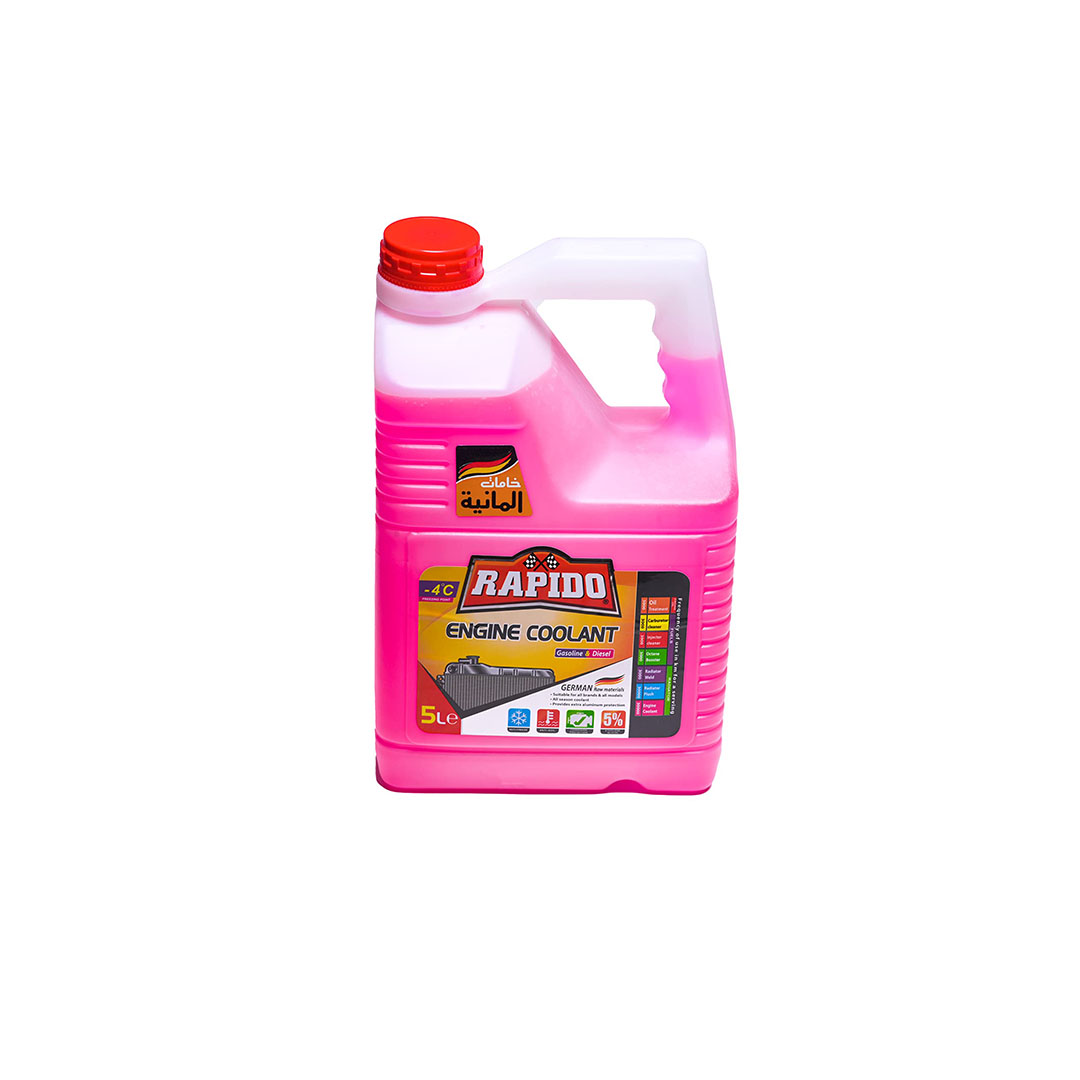 رابيدو سائل مبرد محرك - 5 لتر - أحمر