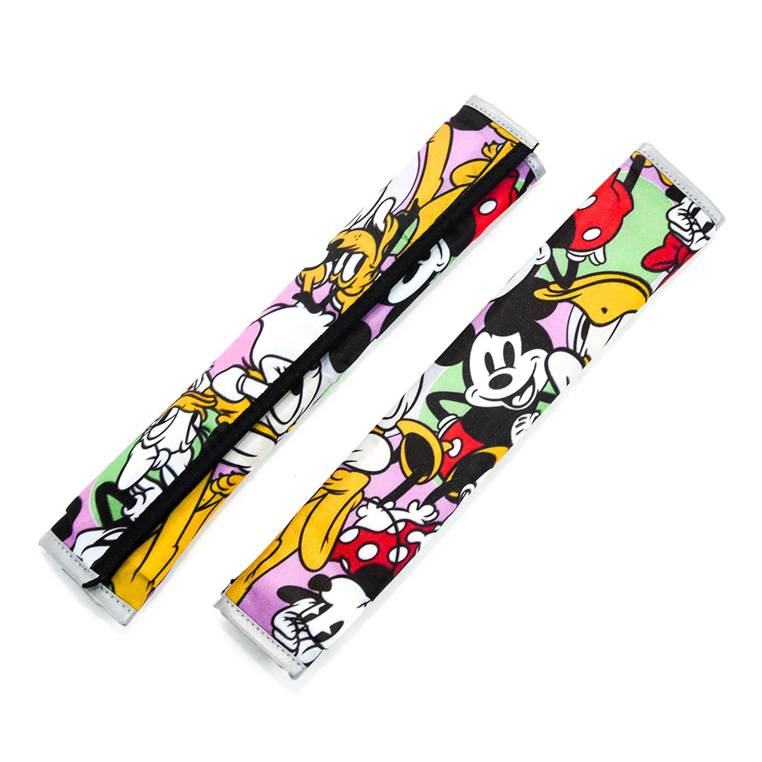 غطاء حزام أمان - شكل ميني ماوس - قطعتين