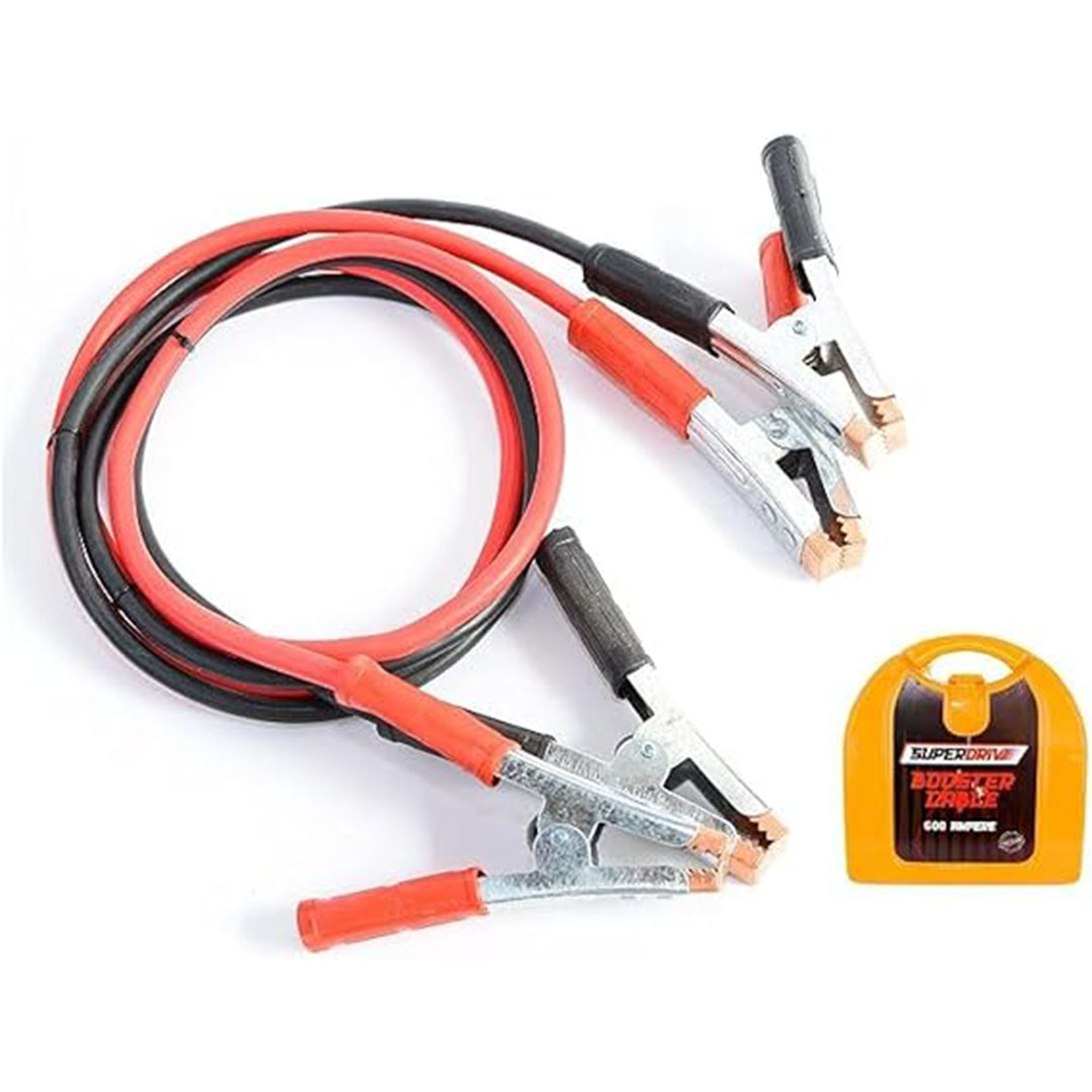 سوبر درايف كابل بطارية 600 امبير علبة برتقالي