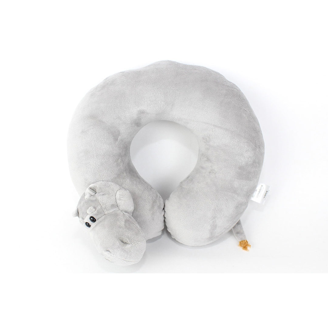 وسادة دعم الرقبة فرس النهر - رمادي - TL22