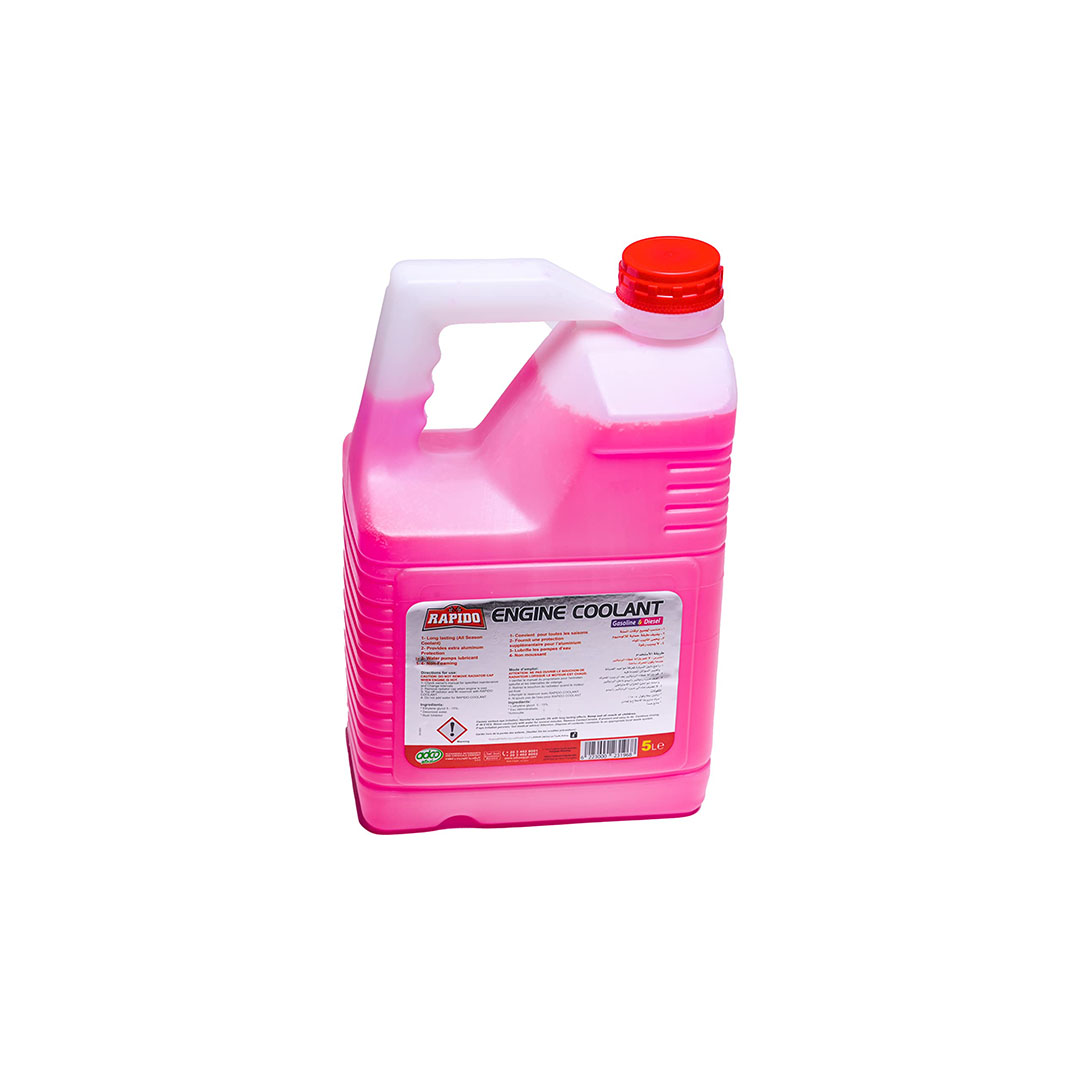 رابيدو سائل مبرد محرك - 5 لتر - أحمر