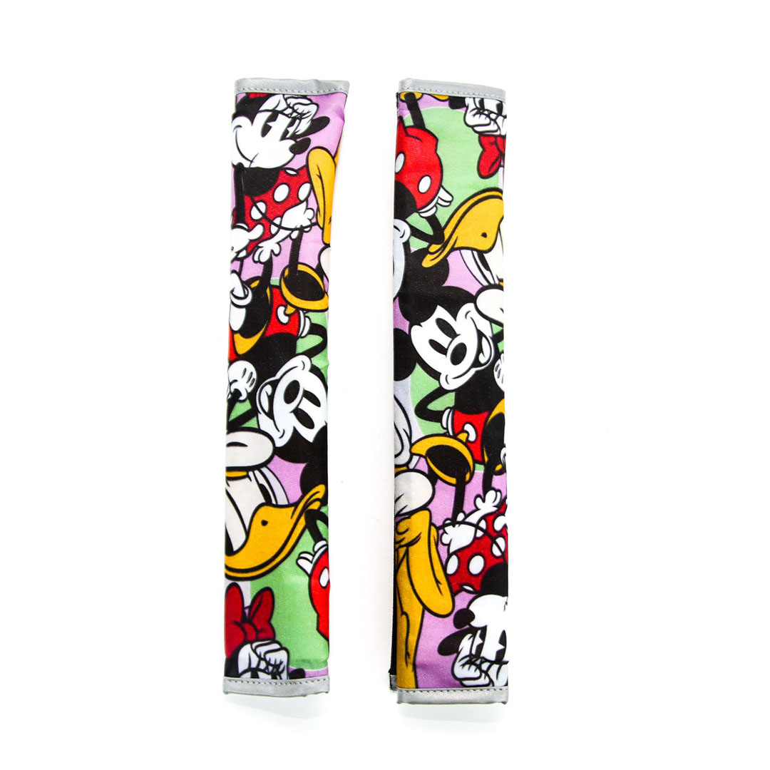 غطاء حزام أمان - شكل ميني ماوس - قطعتين