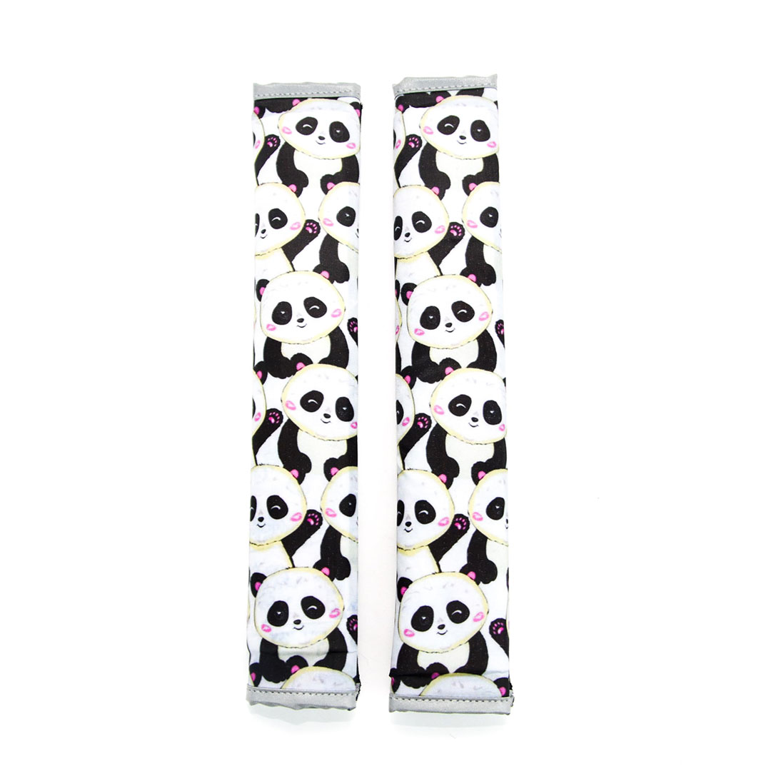 غطاء حزام أمان - شكل باندا - قطعتين