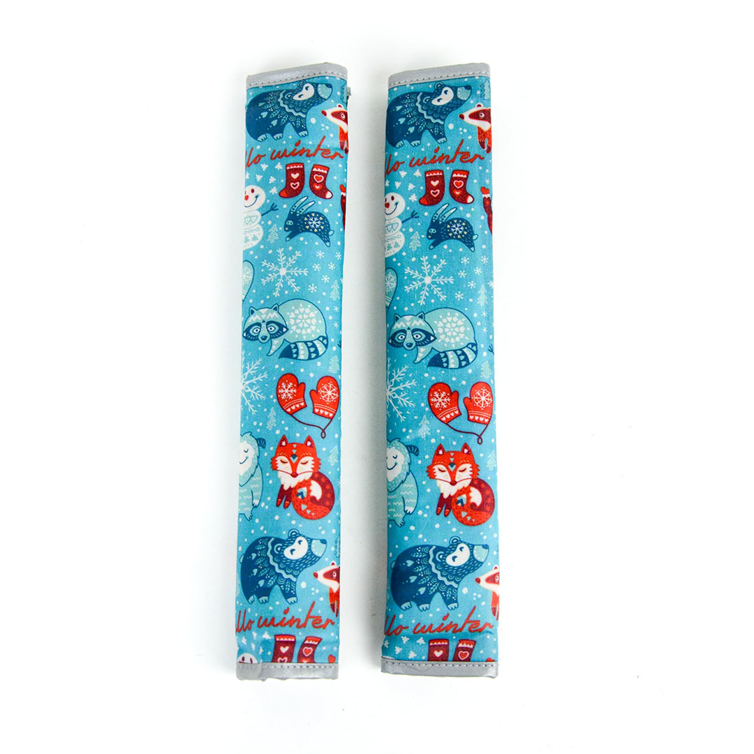 غطاء حزام أمان - شكل سنو - قطعتين