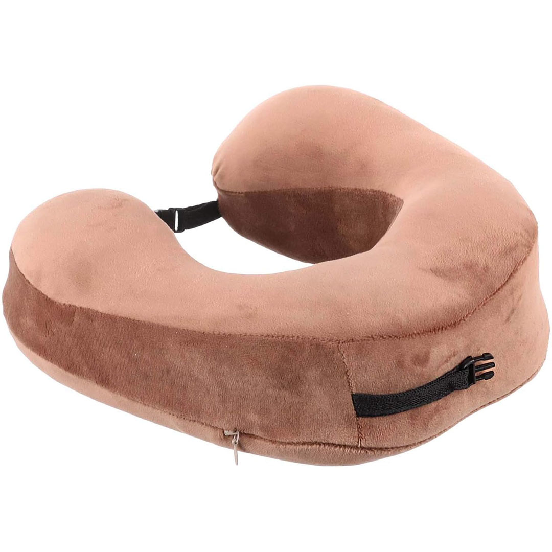 وسادة رقبة ميموري فوم - كافيه