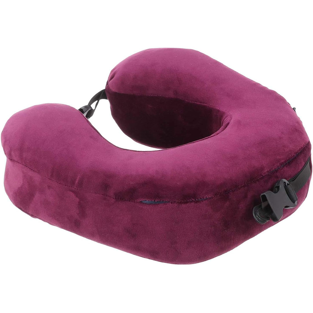 وسادة رقبة ميموري فوم - بنفسجي