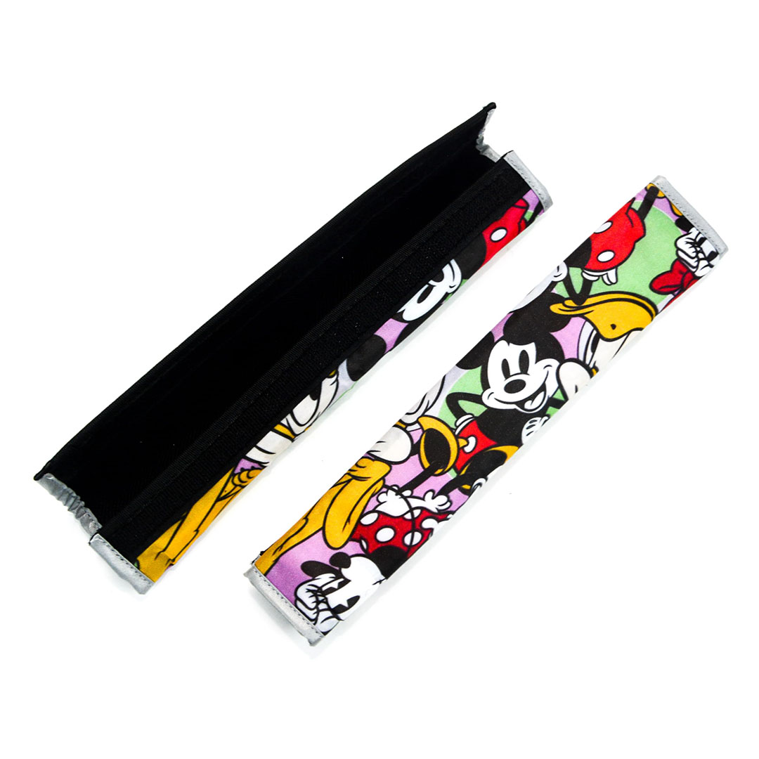 غطاء حزام أمان - شكل ميني ماوس - قطعتين