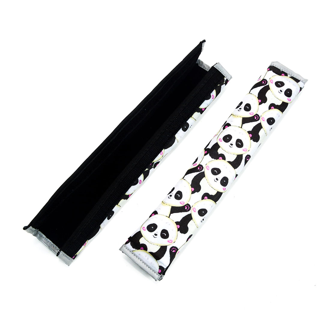 غطاء حزام أمان - شكل باندا - قطعتين