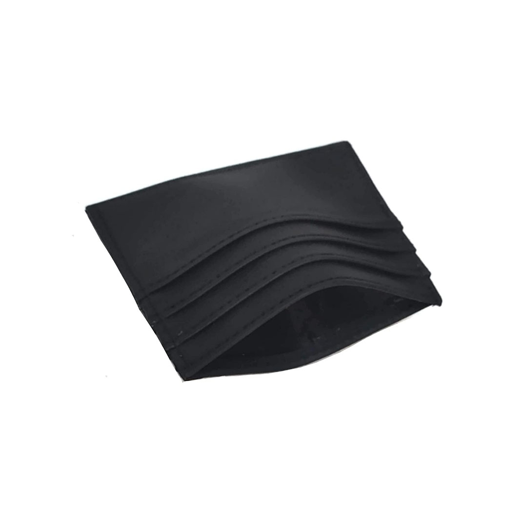 محفظة للكروت جلد - أسود