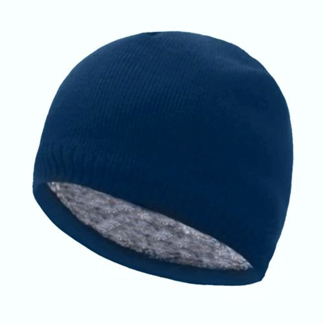 آيس كاب شتوي مبطن فرو للجنسين - أزرق