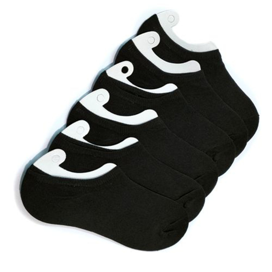 شراب قصير رجالي - 6 قطع - أسود