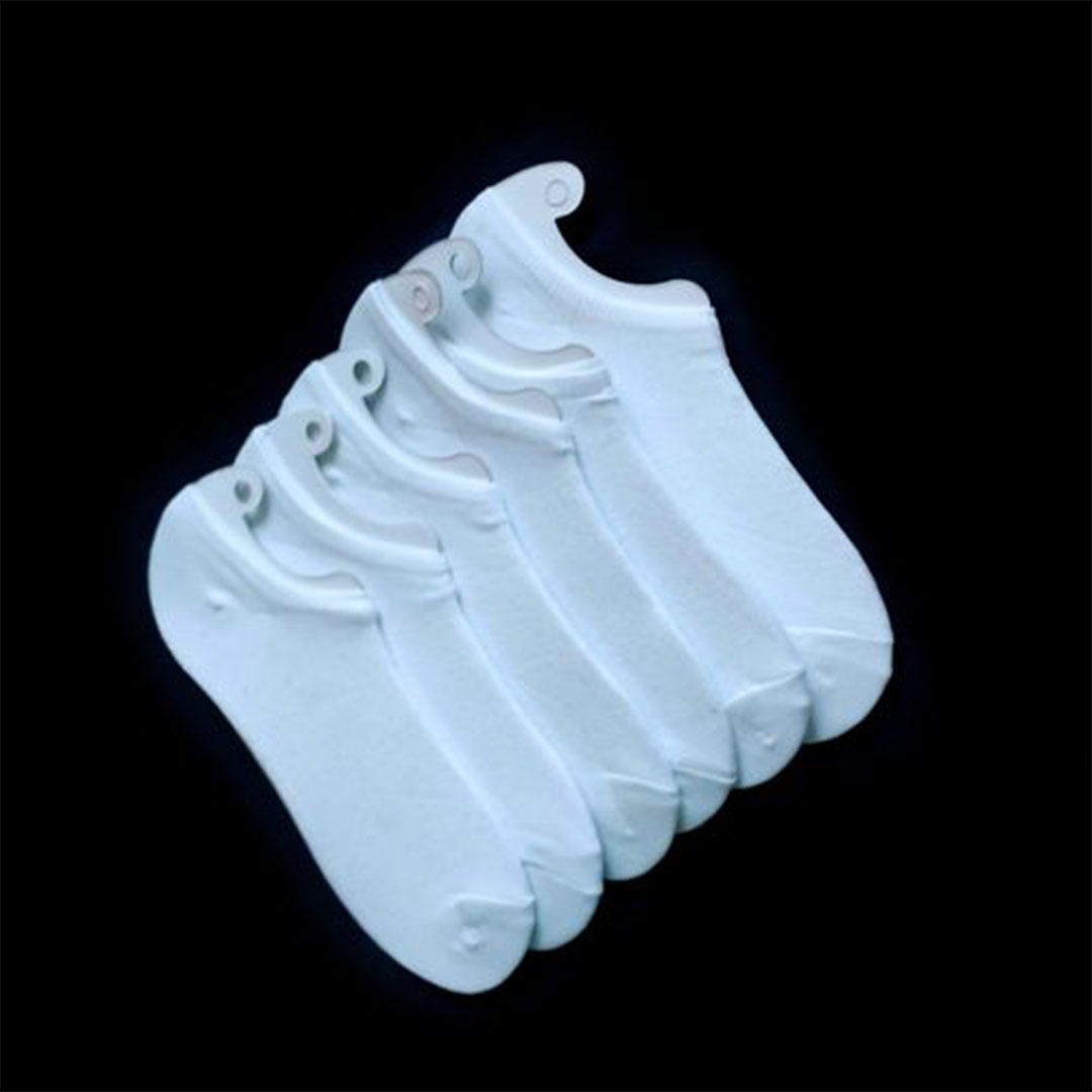 شراب قصير رجالي - 6 قطع - أبيض