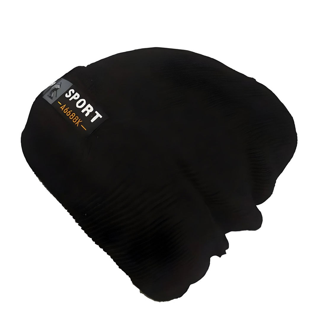 ايس كاب شتوي مبطن فرو صوف للجنسين - أسود