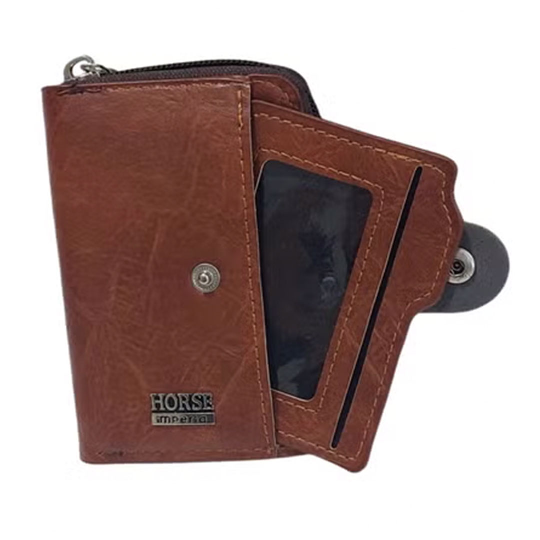 حامل ومحفظة جلد للبطاقات والكروت خفيفة سهلة الحمل - جملي