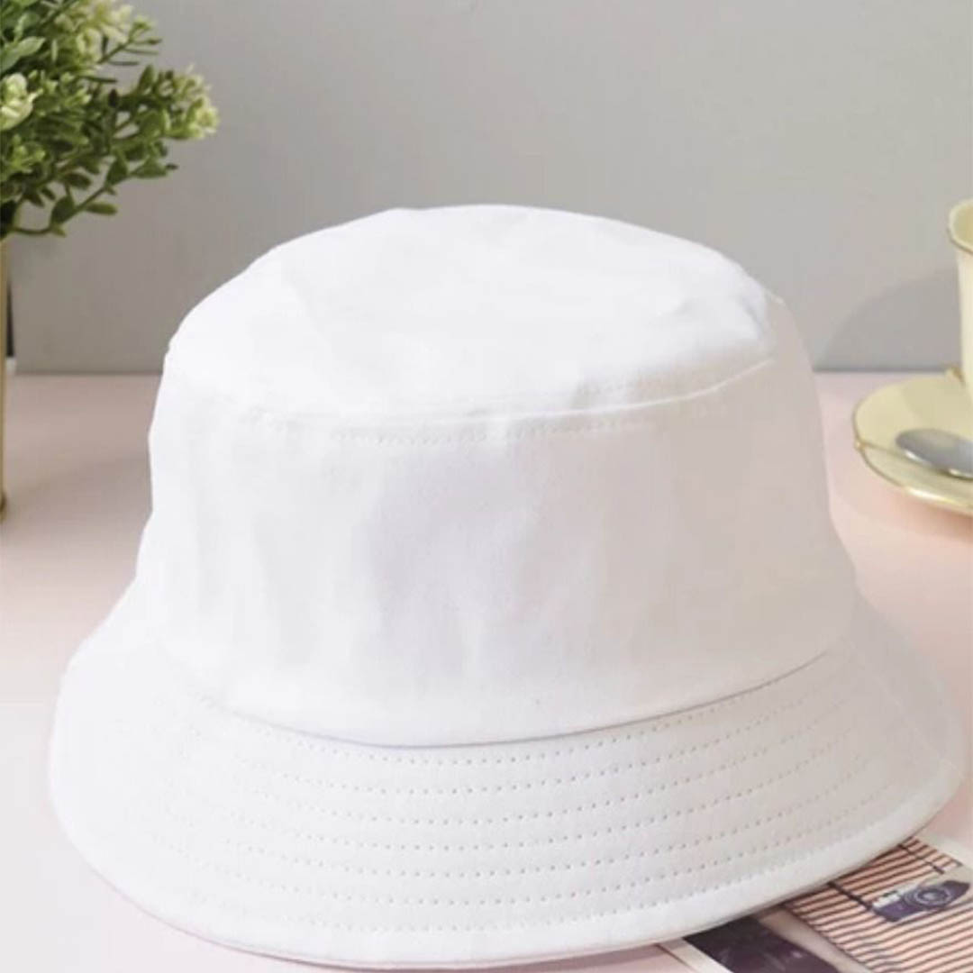 كاب بوكت قطن للجنسيين - أبيض