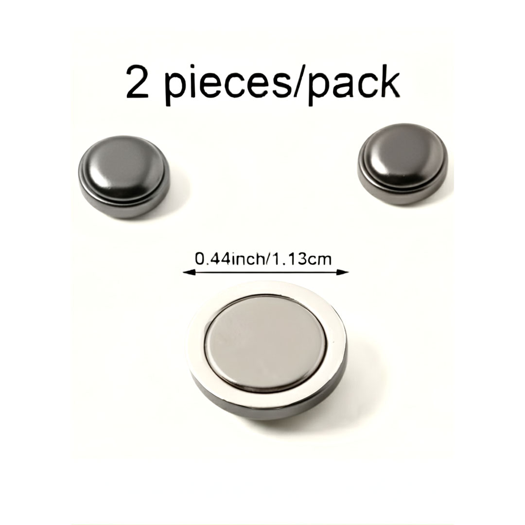 دبابيس حجاب مغناطيسية - 2 قطعة - نحاسي