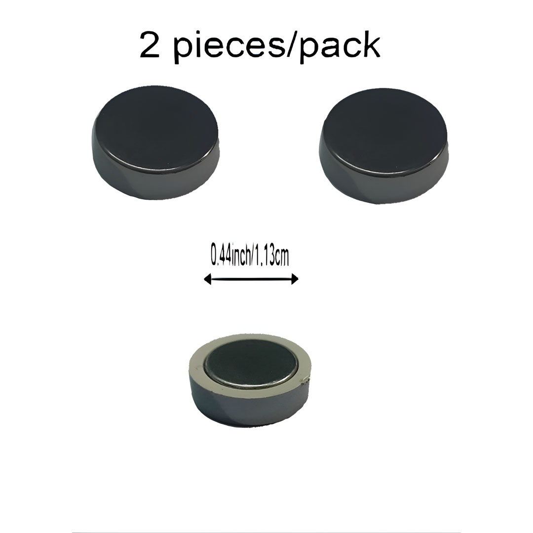 دبابيس حجاب مغناطيسية - 2 قطعة - أسود