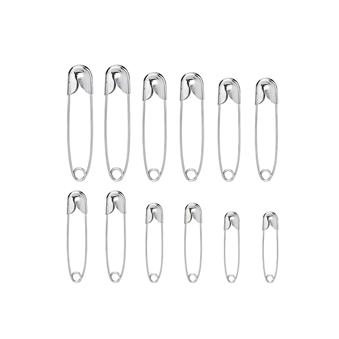 دبابيس مشبك ستانلس ستيل – 48 قطعة