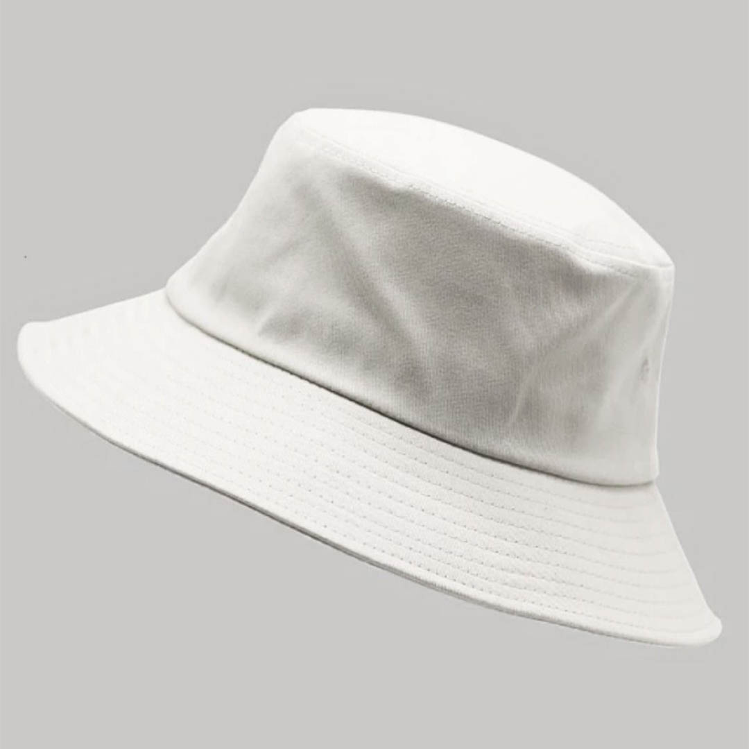 كاب بوكت قطن للجنسيين - أبيض