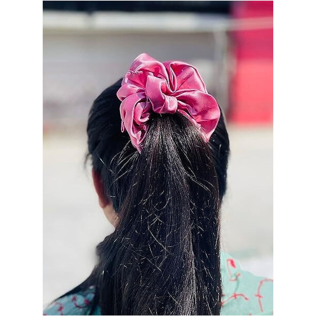 مجموعة من توك الشعر من الساتان - 12 قطع - متعدد الالوان