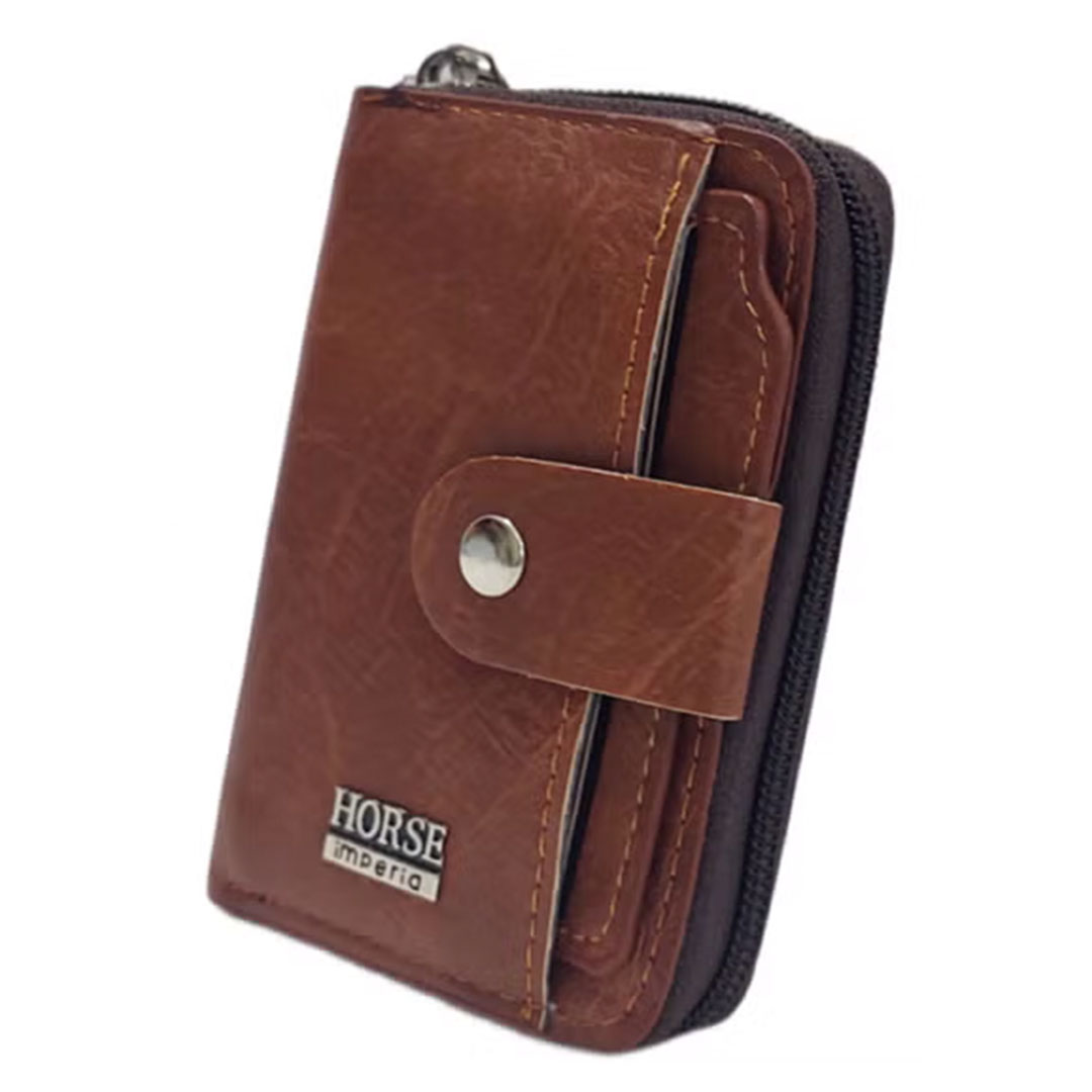 حامل ومحفظة جلد للبطاقات والكروت خفيفة سهلة الحمل - جملي