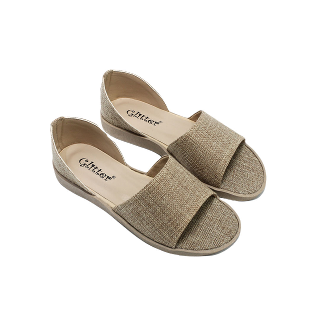 صندل حريمي من جليتر -بيج 0235