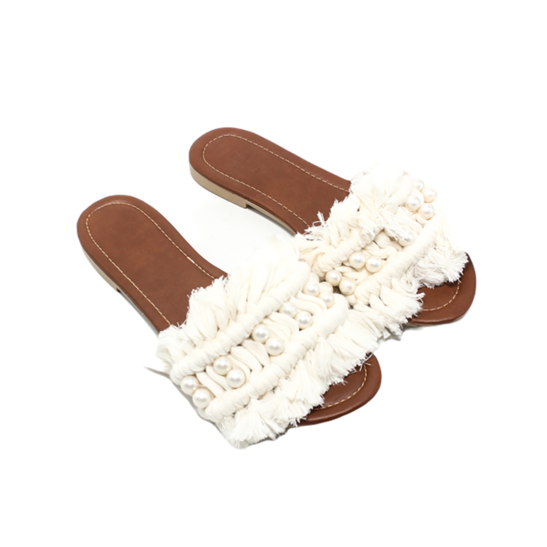 شبشب حريمي من جليتر - بيج 0861