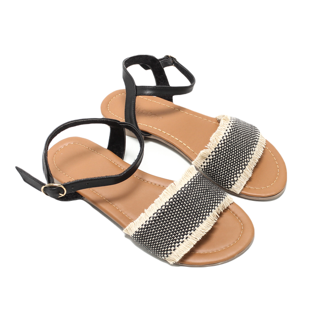 صندل حريمي جلد جليتر 0218