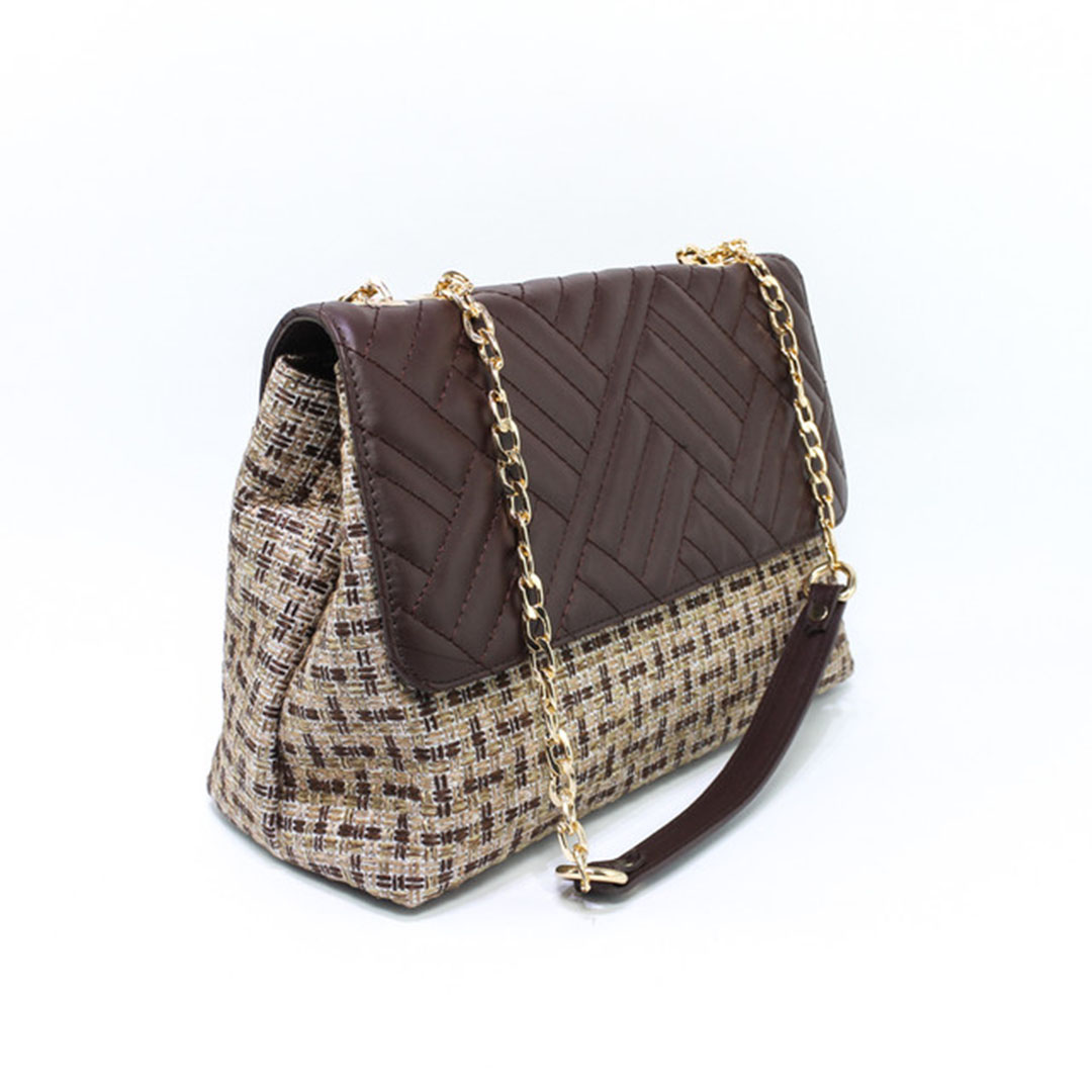 4449 شنطة يد حريمي بذراع كروس من جليتر