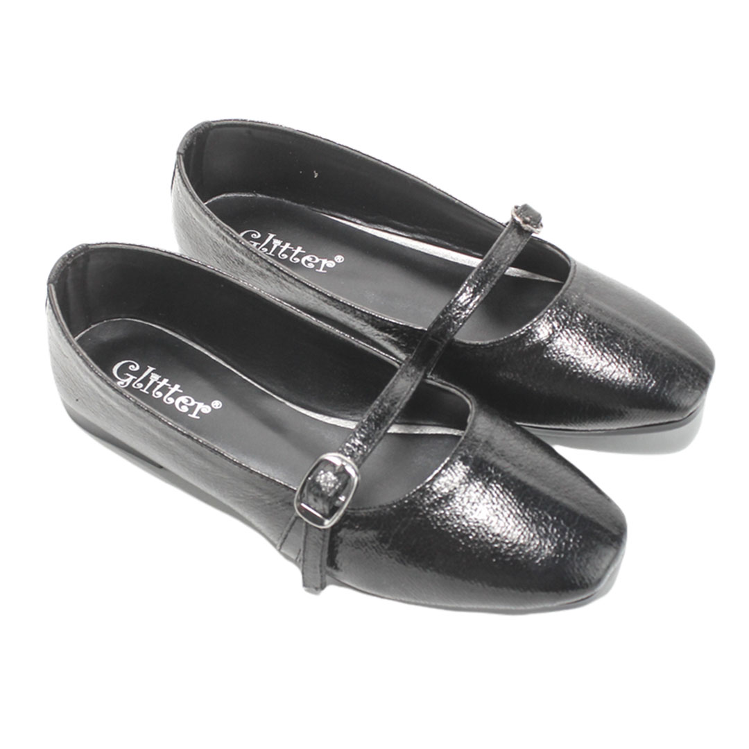 بالارينا جلد بحزام لامعة - 976