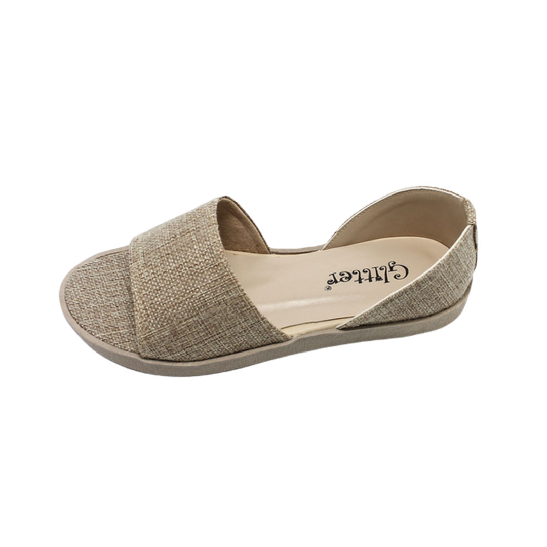 صندل حريمي من جليتر -بيج 0235