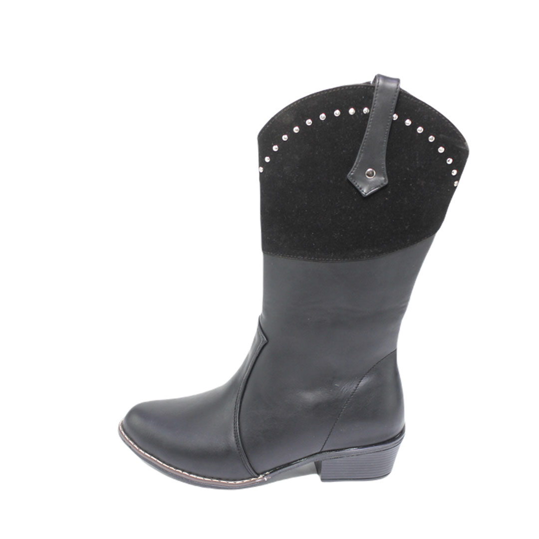 791هاف بوت طويل حريمي جلد