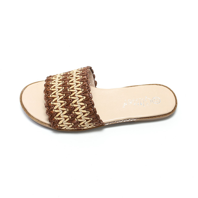 شبشب شكل خوص حريمي جليتر 0838