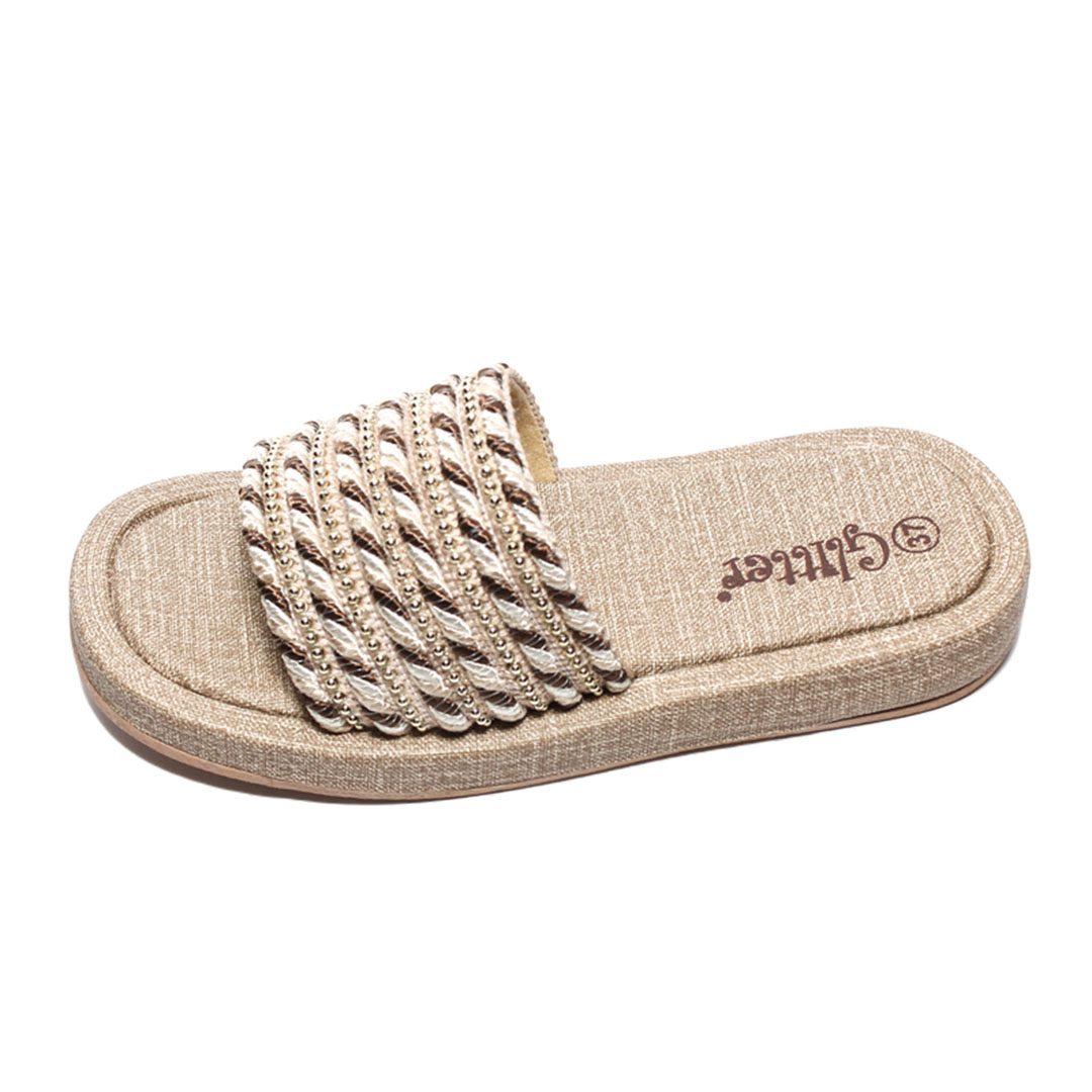 665 شبشب صيفي حريمي - بني