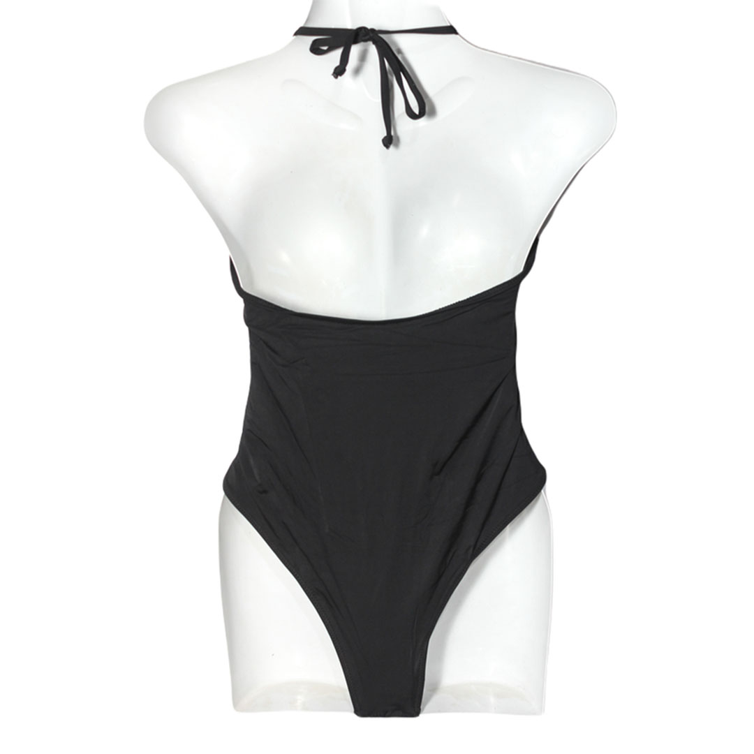 0684 مايوه حريمي قطعة واحدة - أسود