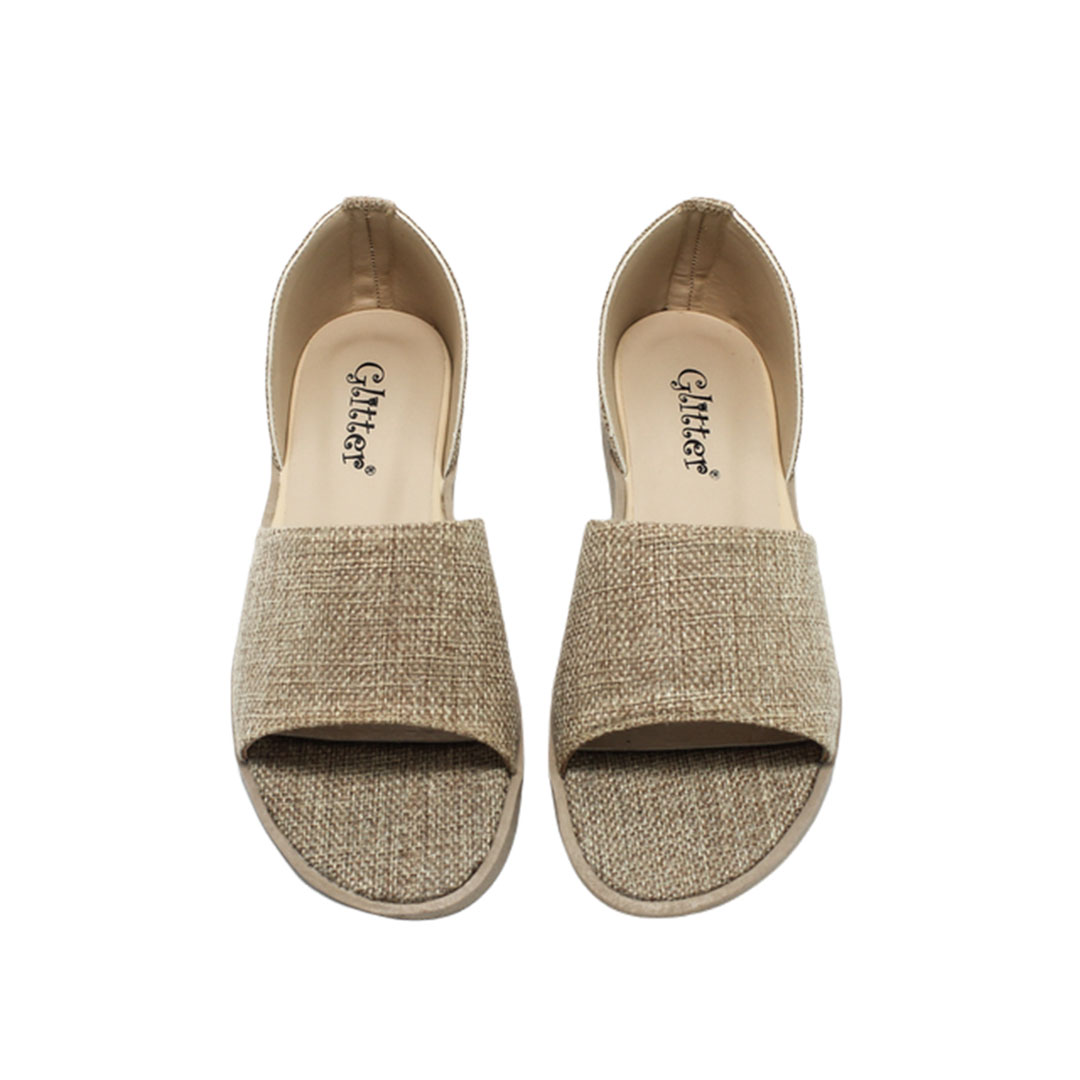 صندل حريمي من جليتر -بيج 0235