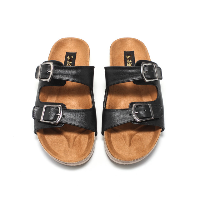 شبشب جلد مفتوح حريمي جليتر 0836