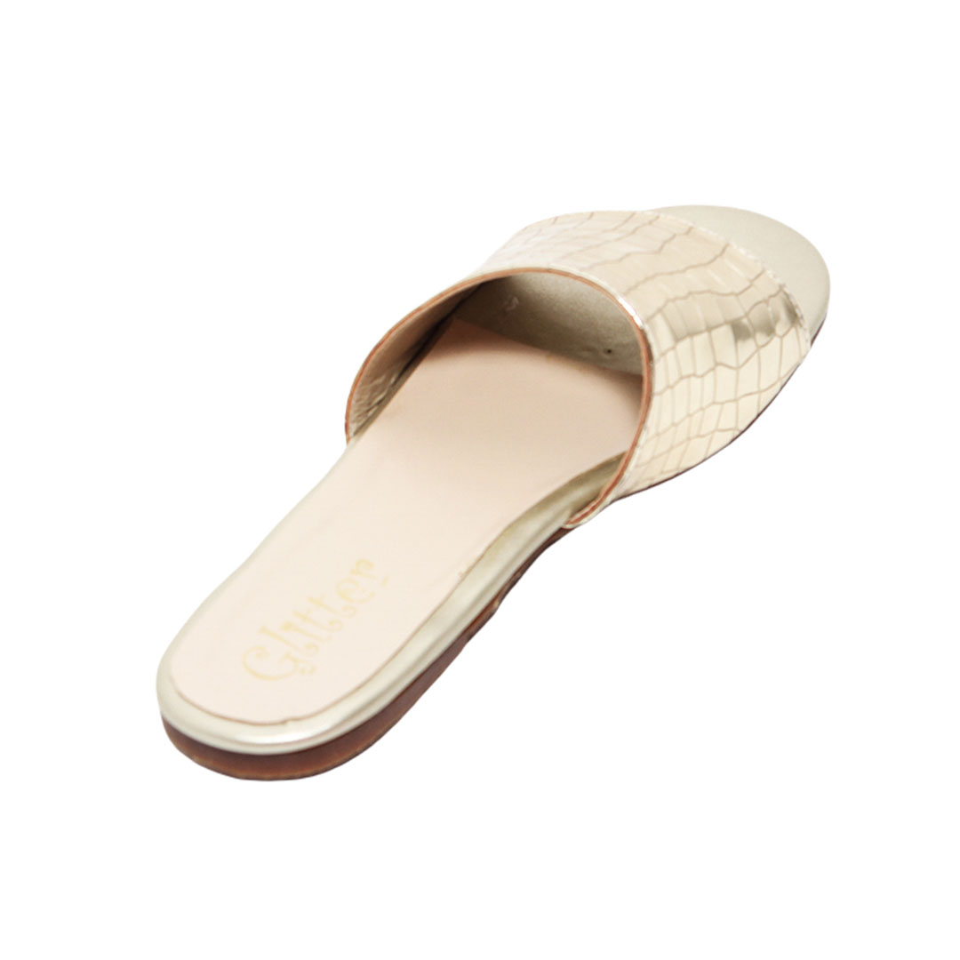 0513 شبشب صيفي حريمي - ذهبي