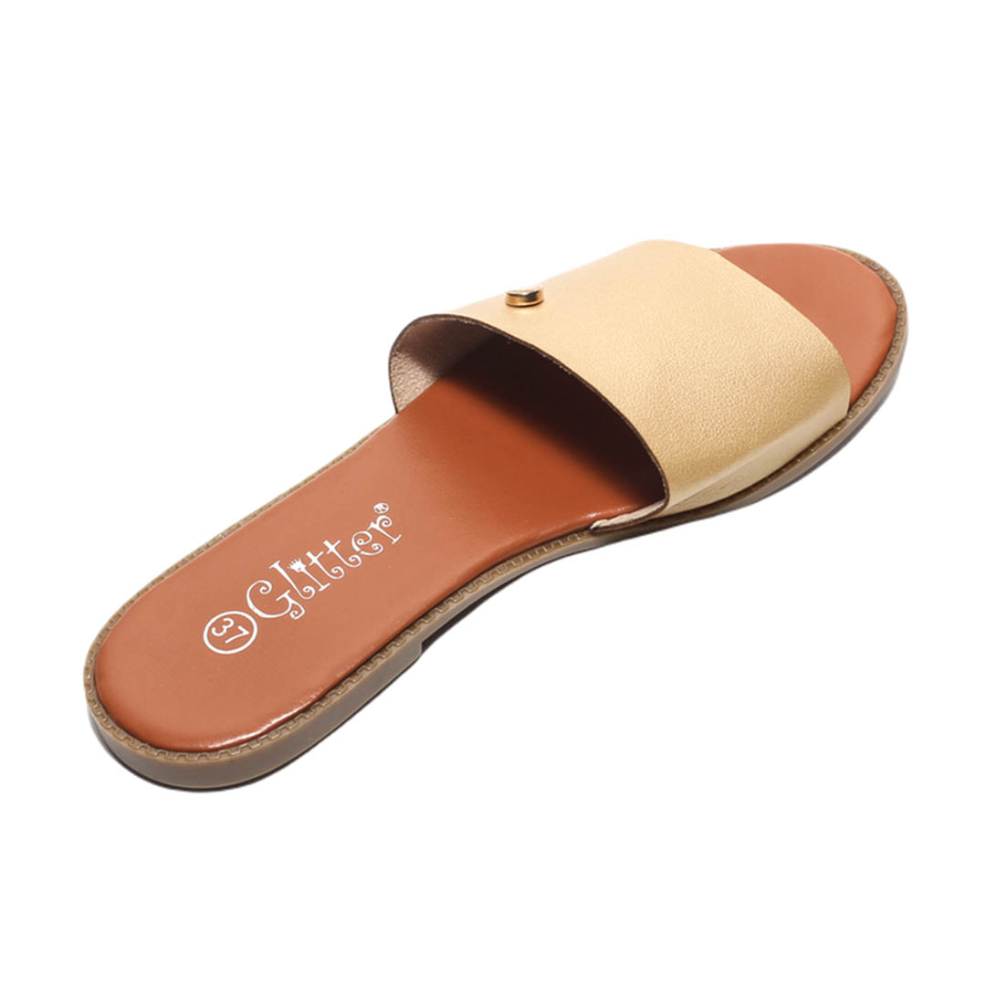 0651 شبشب صيفي حريمي - ذهبي