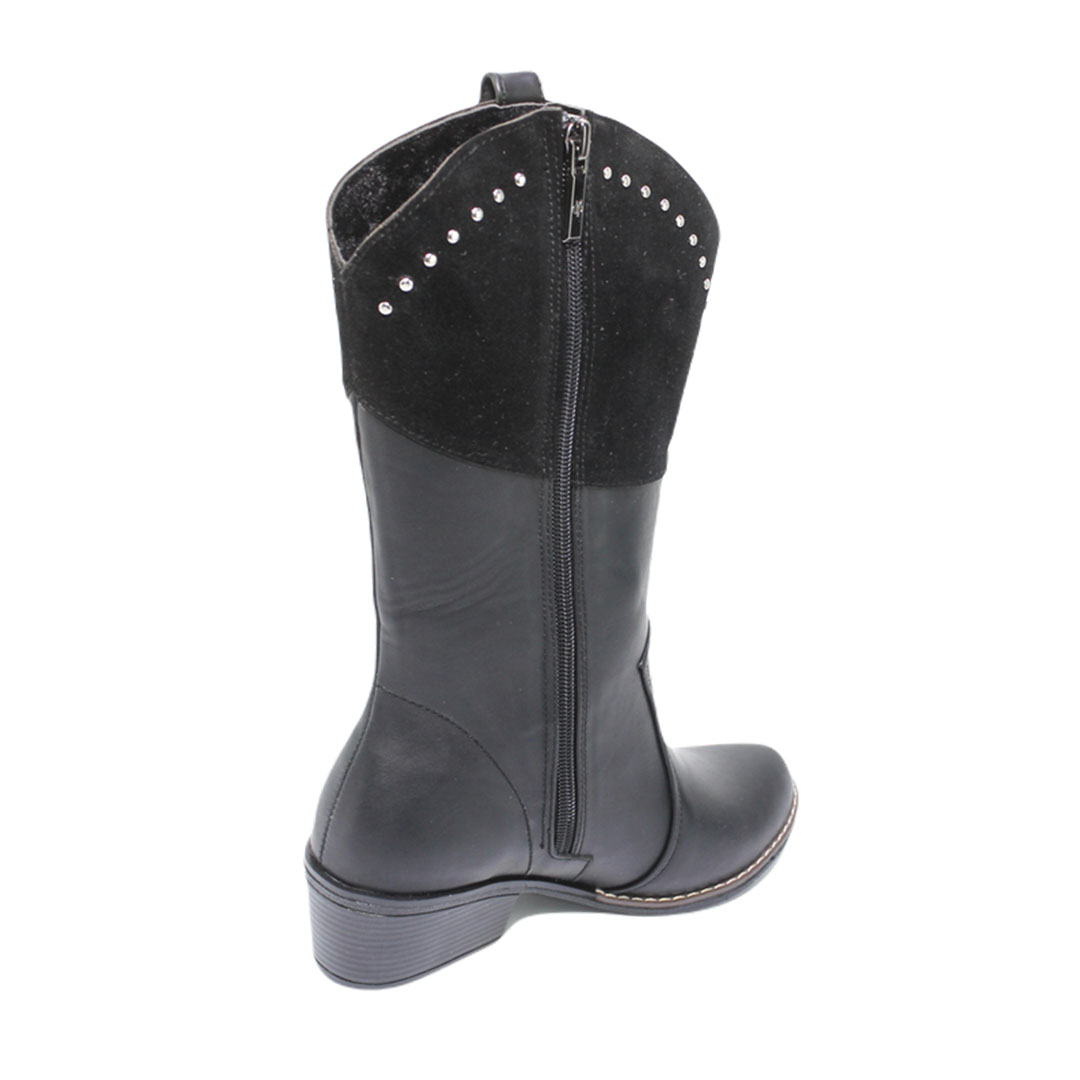 791هاف بوت طويل حريمي جلد