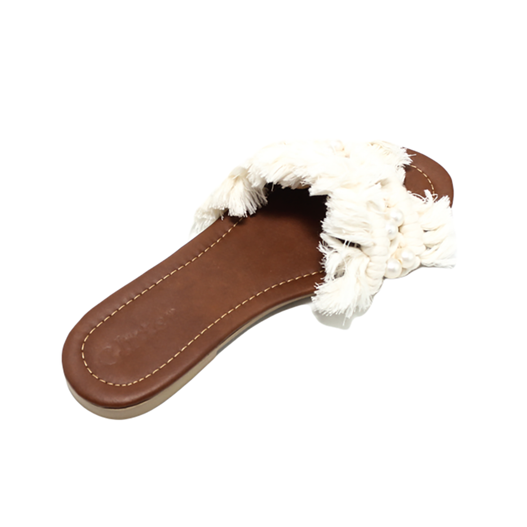 شبشب حريمي من جليتر - بيج 0861