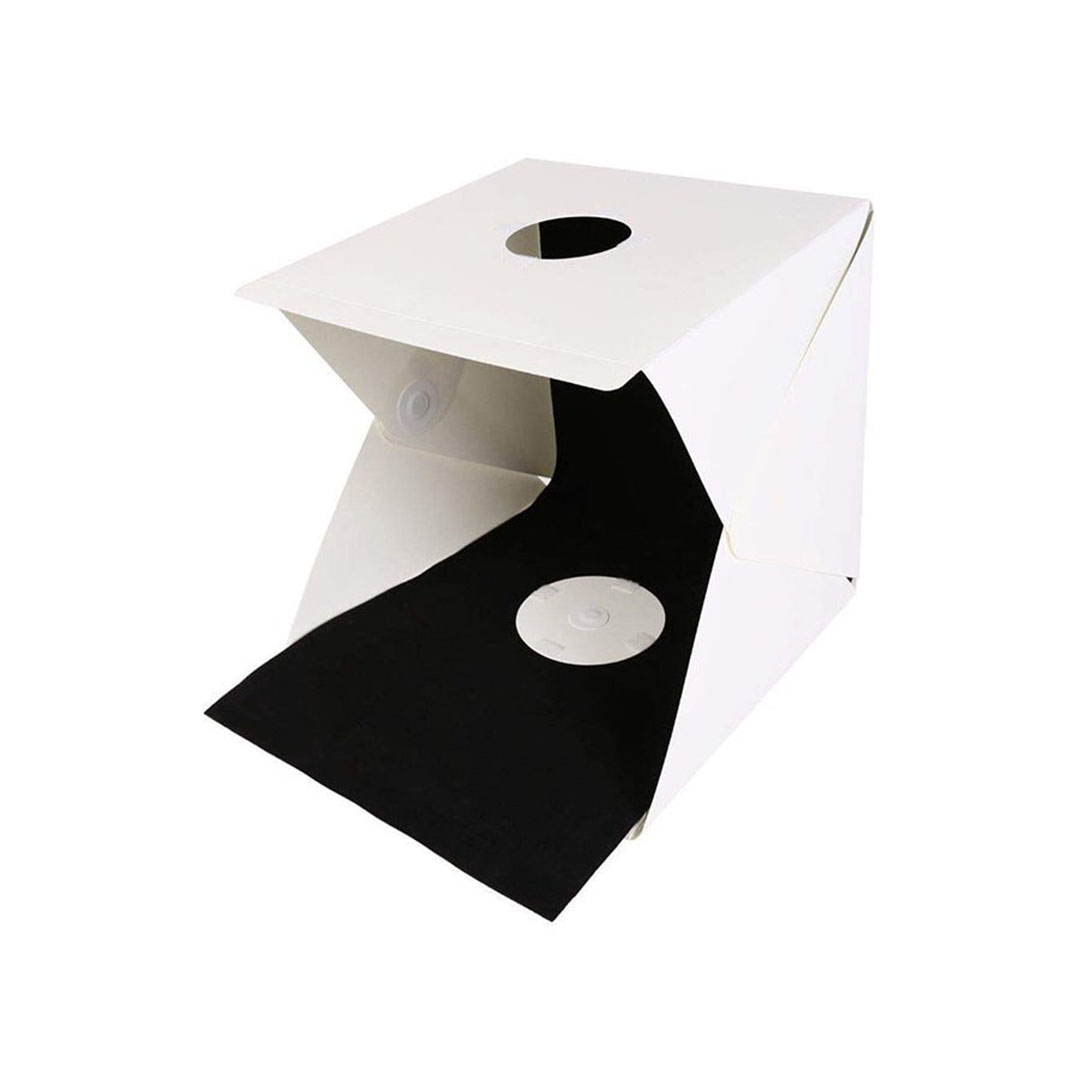 ستوديو تصوير مصغر LED - أسود/أبيض