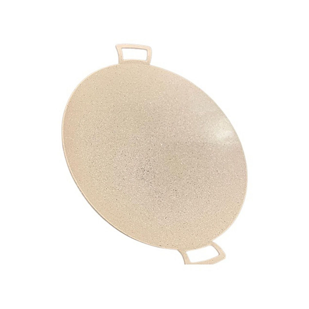 طاسة جريل كورية مسطحة- بيج