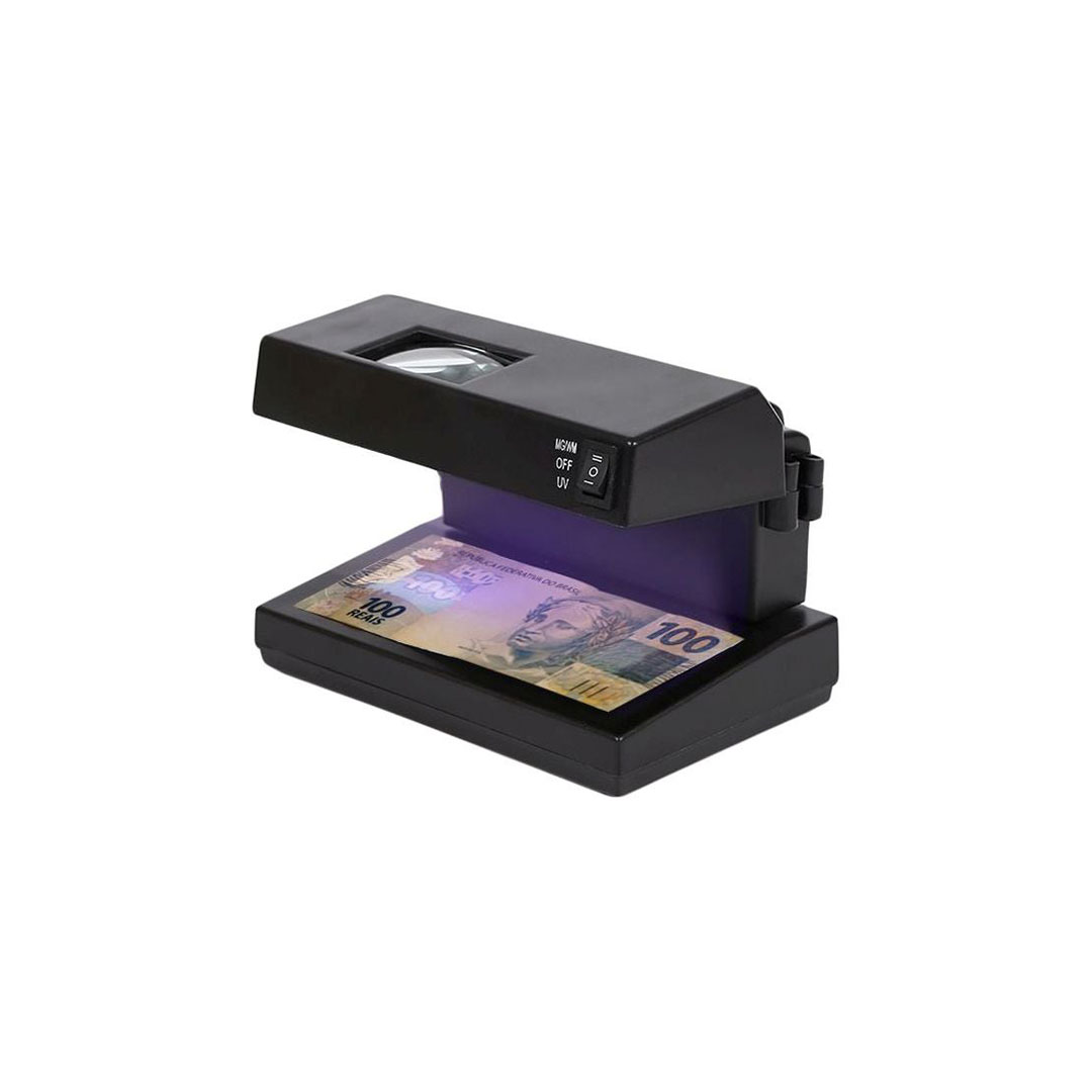 جهاز كشف تزوير النقود الكهربائي - أسود